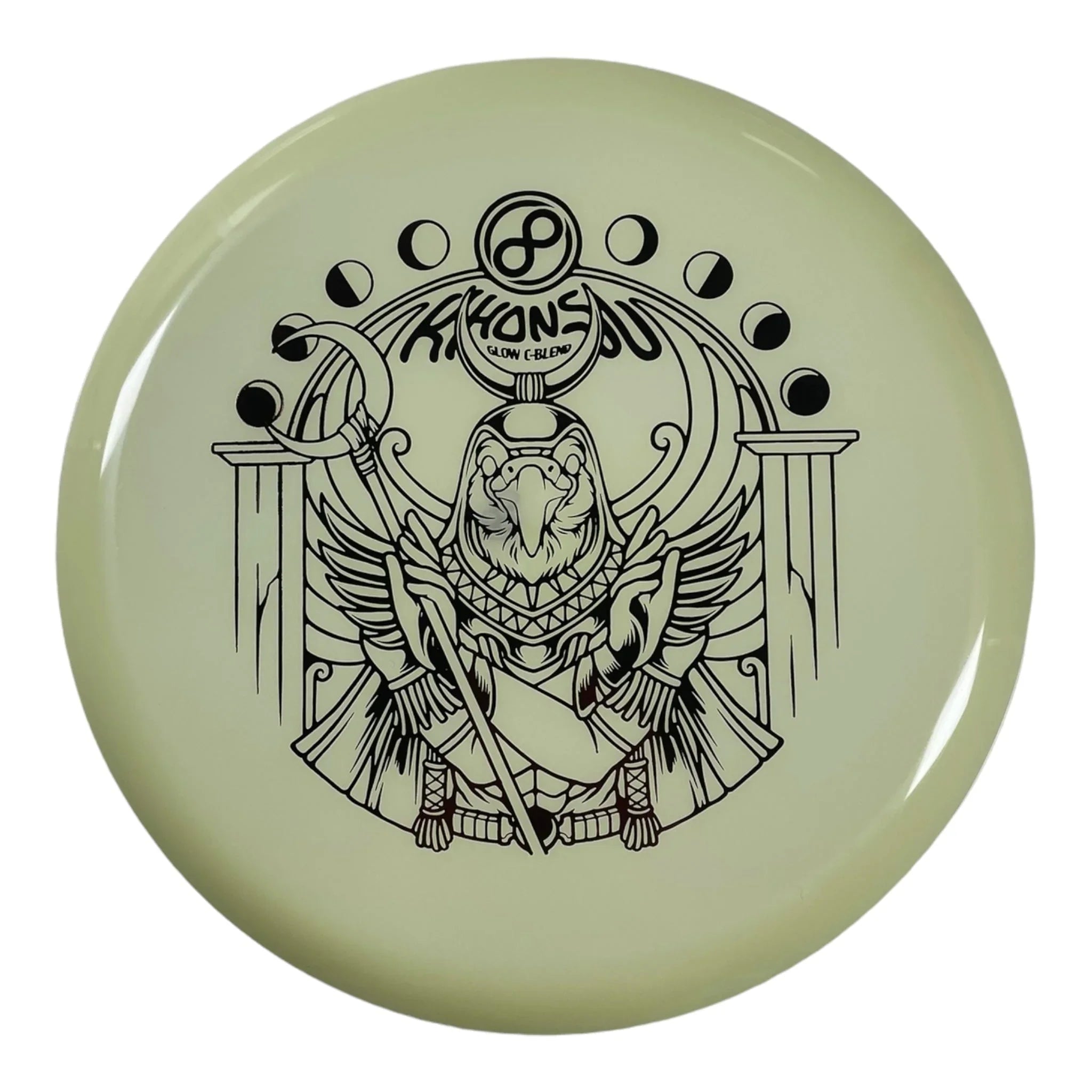 Infinite Discs Khonshu | C - Blend Glow | White/Brown 180g Disc Golf