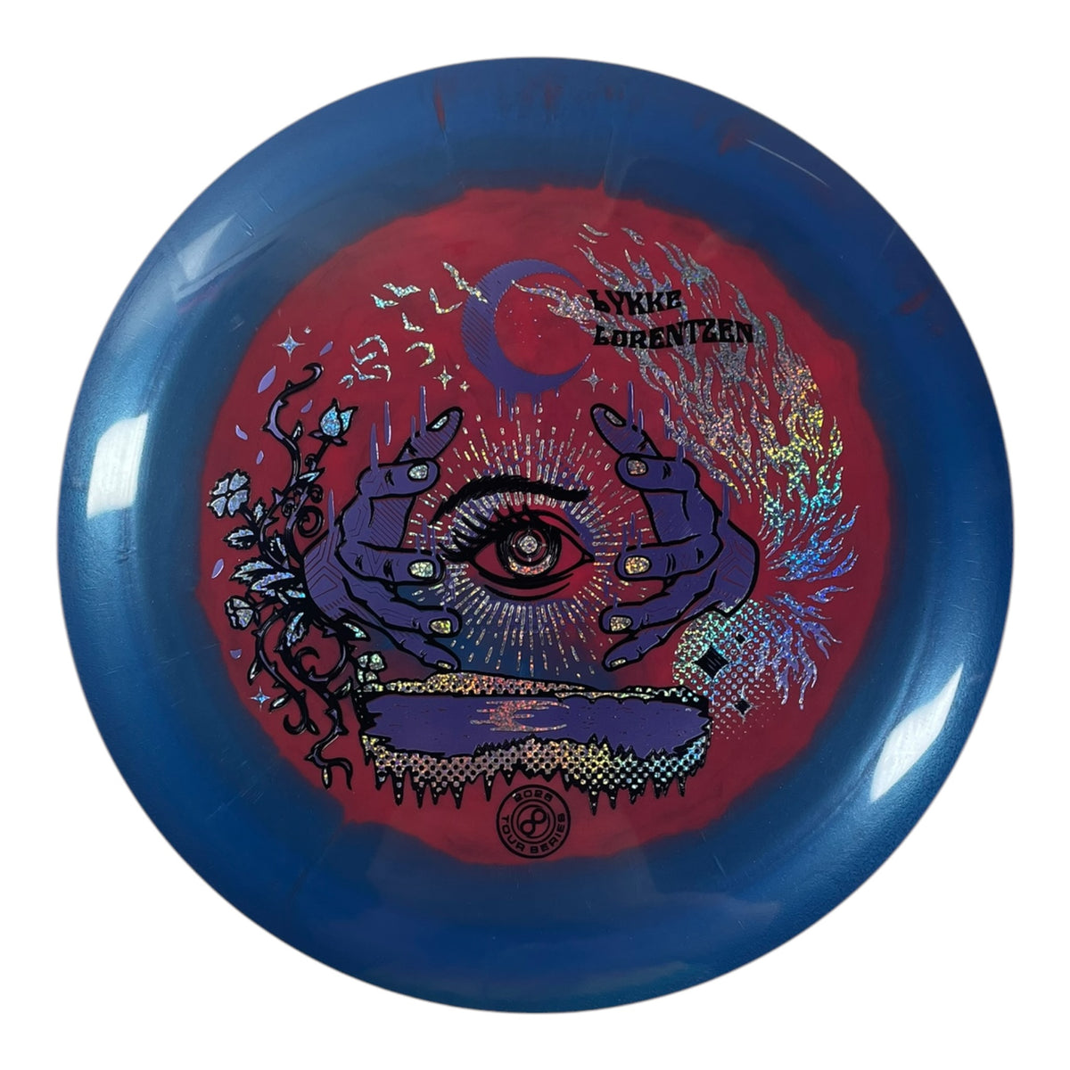 Infinite Discs Maya | Halo G-Blend | Blue/Purple 169g (Lykke Lorentzen) Disc Golf