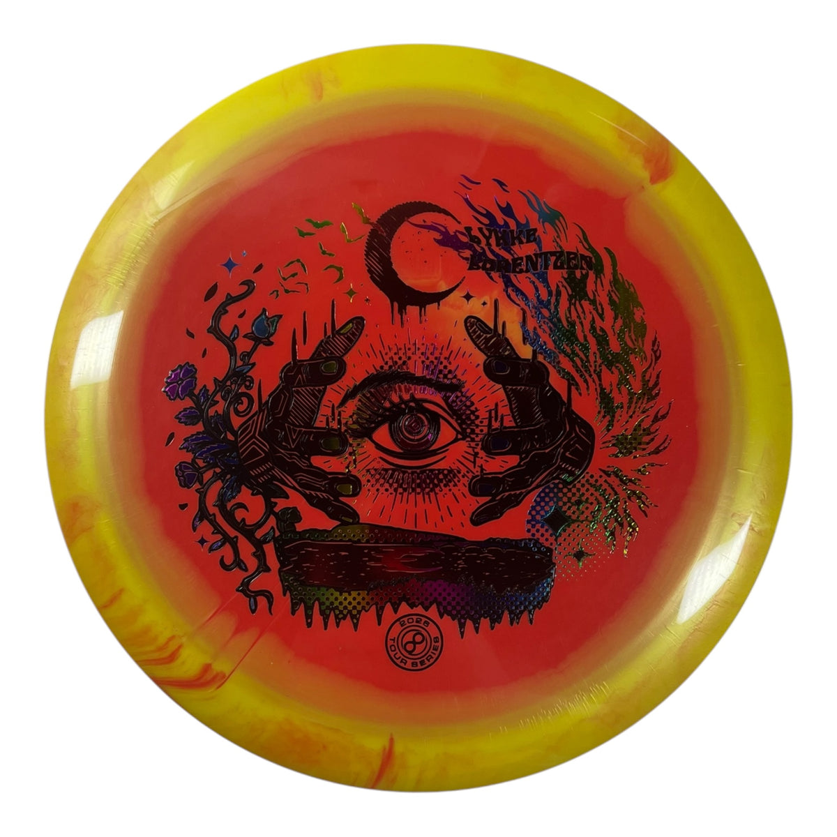 Infinite Discs Maya | Halo G-Blend | Orange/Rainbow 173g (Lykke Lorentzen) Disc Golf