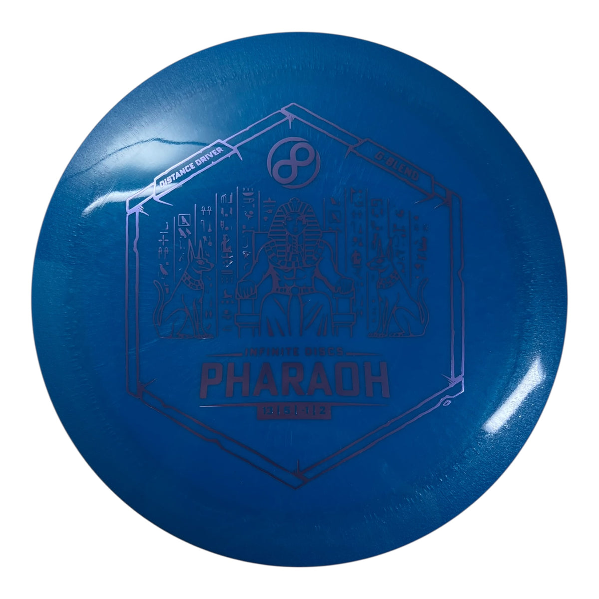 Infinite Discs Pharaoh | G-Blend | Blue/Purple 171g Disc Golf