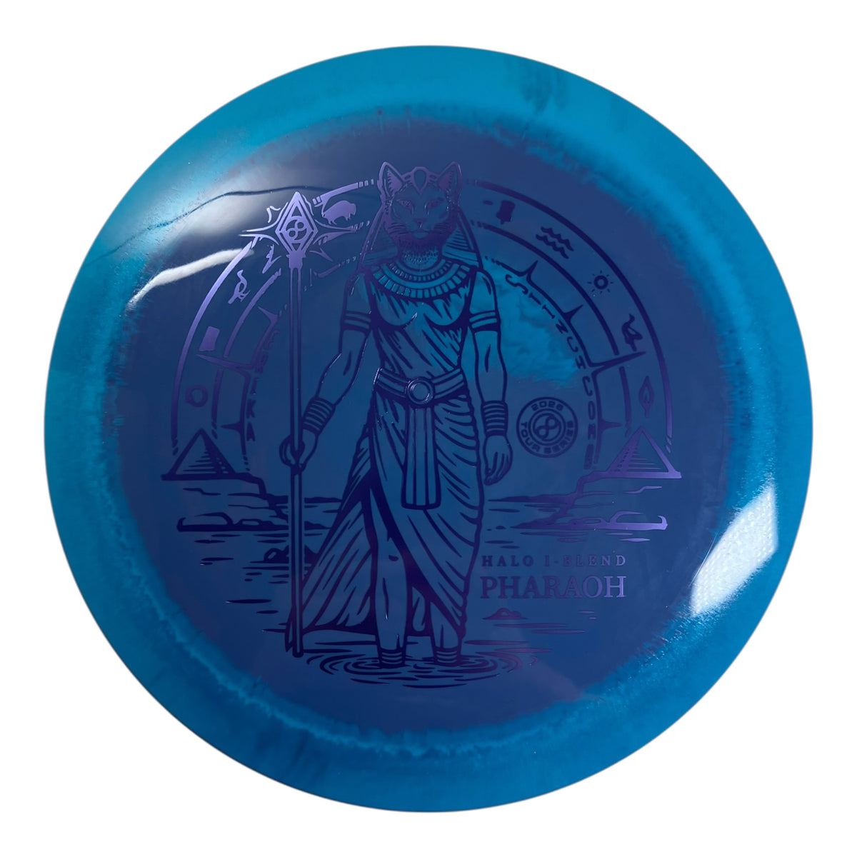 Infinite Discs Pharaoh | Halo I-Blend | Blue/Purple 173g (Erika Stinchcomb) Disc Golf
