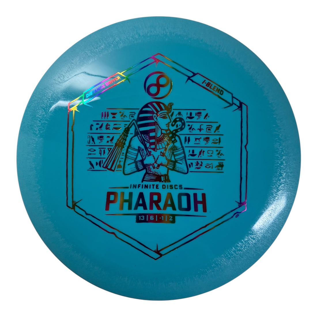 Infinite Discs Pharaoh | I-Blend | Blue/Multi 158g Disc Golf