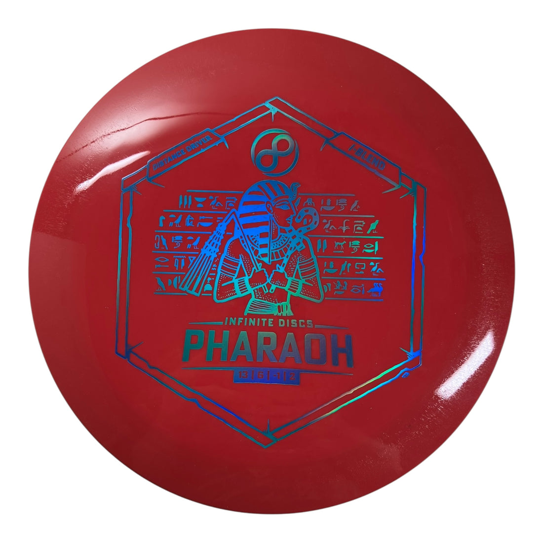 Infinite Discs Pharaoh | I-Blend | Red/Blue 164g Disc Golf