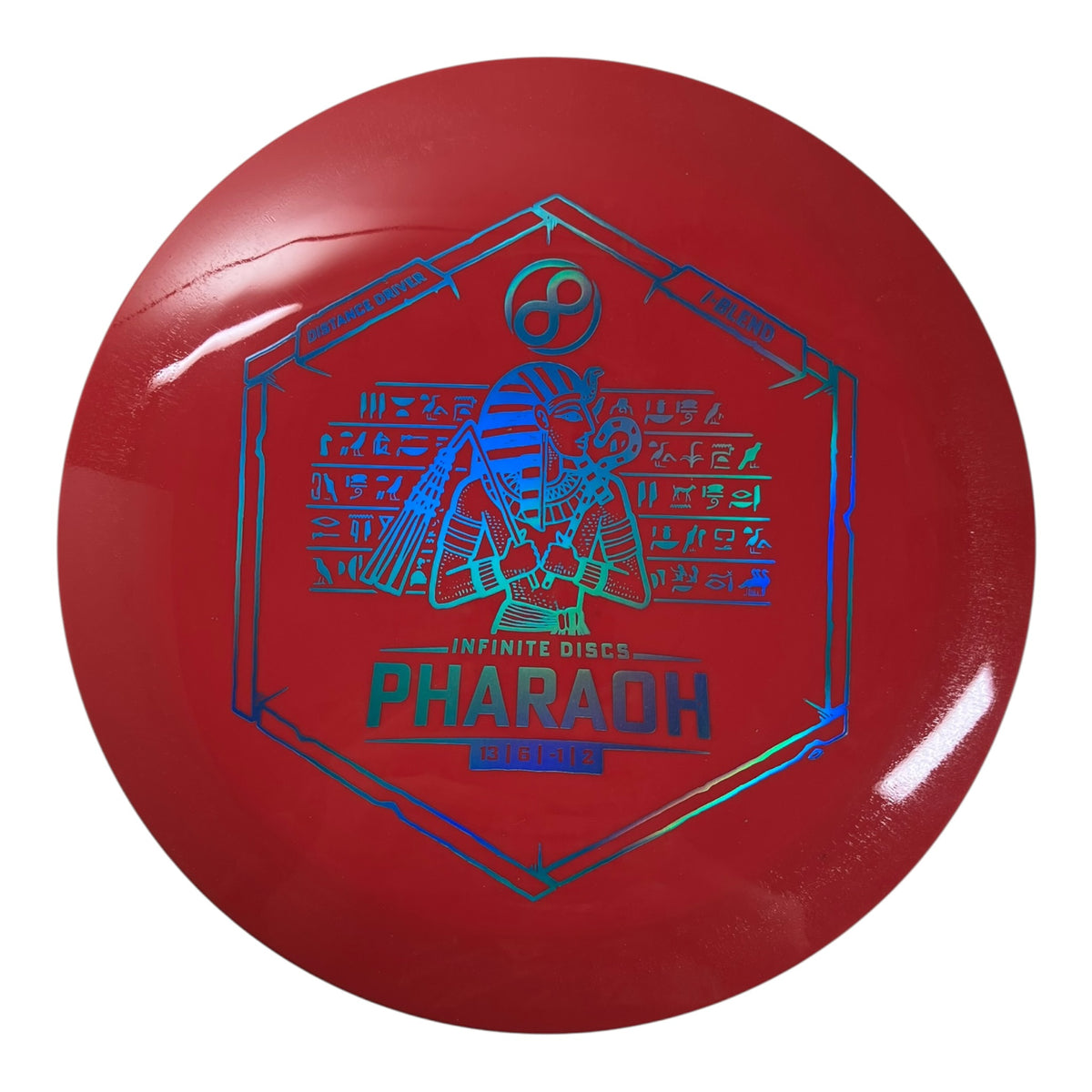 Infinite Discs Pharaoh | I-Blend | Red/Blue 164g Disc Golf