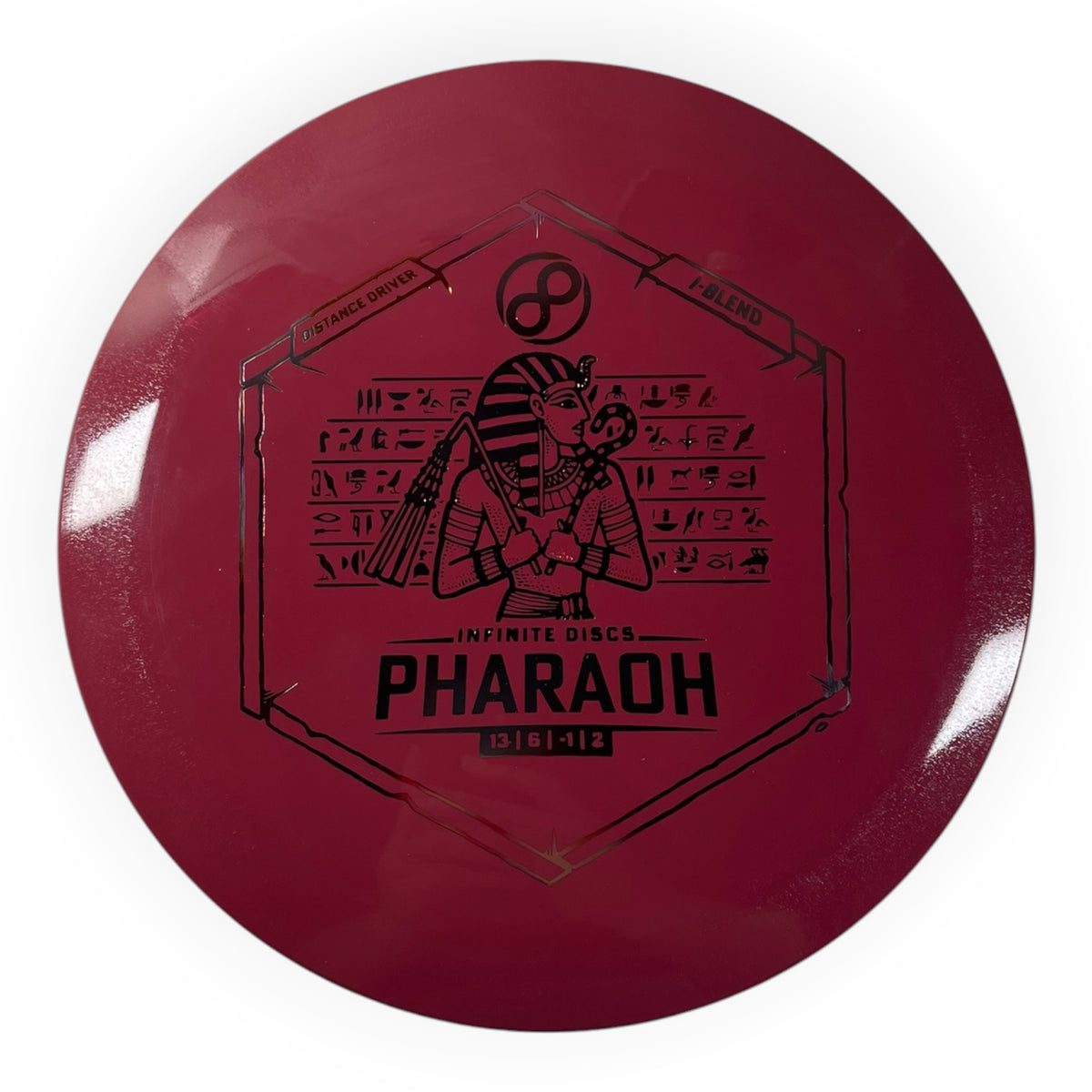 Infinite Discs Pharaoh | I-Blend | Red/Multi 168g Disc Golf
