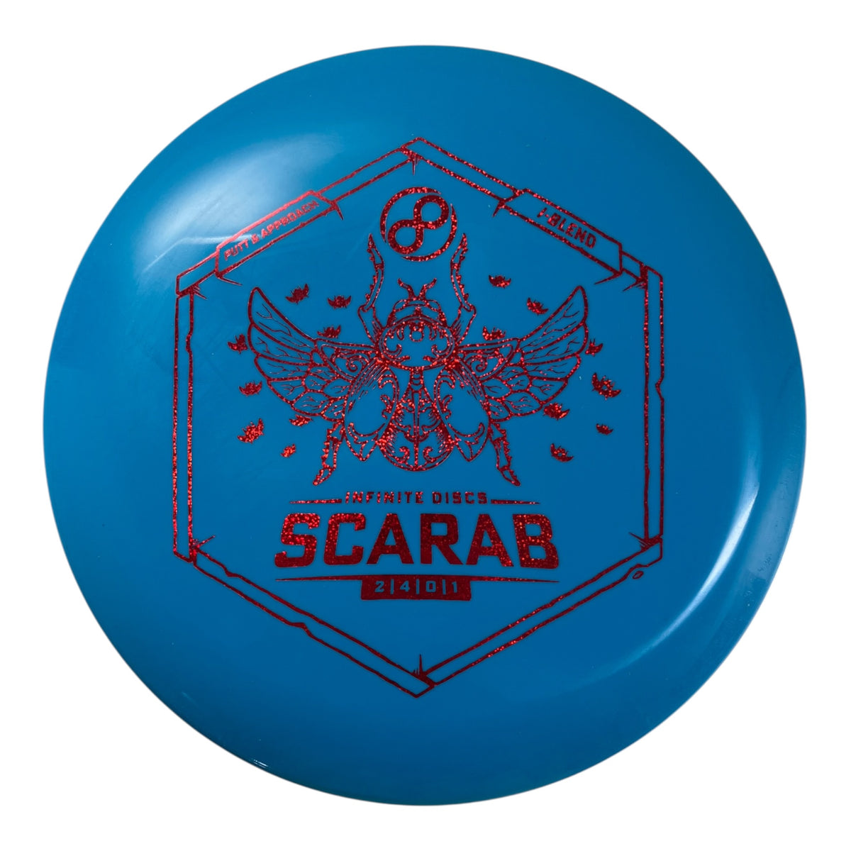 Infinite Discs Scarab | I-Blend | Blue/Red 159g Disc Golf