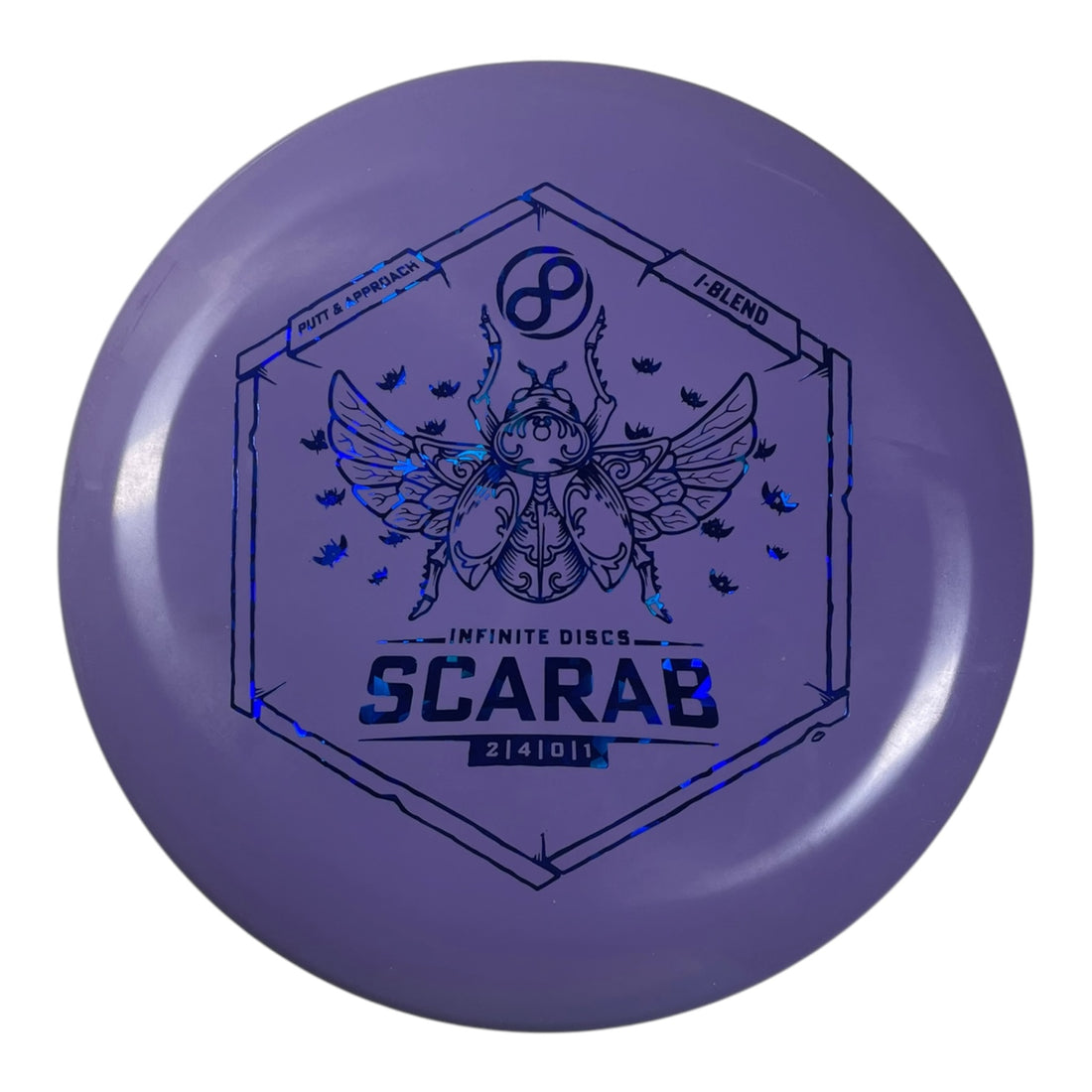 Infinite Discs Scarab | I-Blend | Purple/Blue 154g Disc Golf