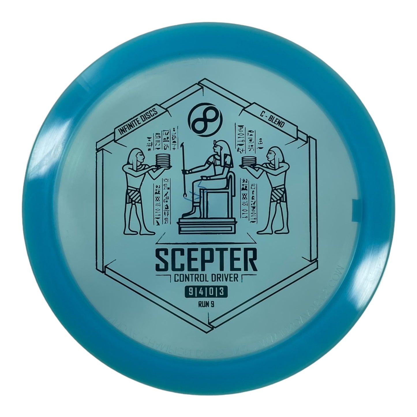 Infinite Discs Scepter | C - Blend | Blue/Blue 172g Disc Golf