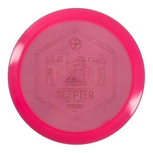 Infinite Discs Scepter | C - Blend | Pink/Oil Slick 167 - 168g Disc Golf