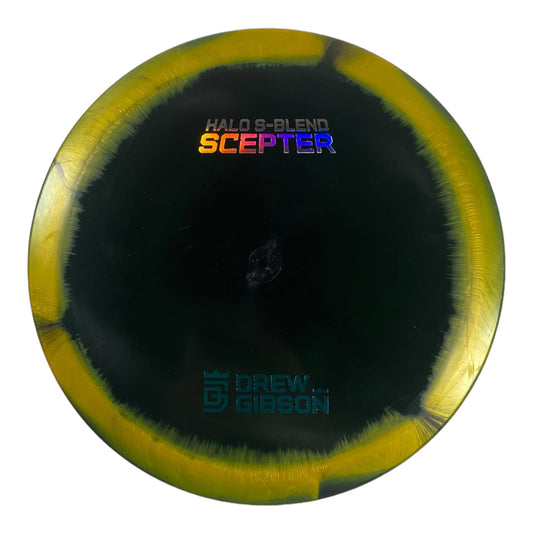 Infinite Discs Scepter | Halo S - Blend | Black/Holo 171g (Drew Gibson) Disc Golf