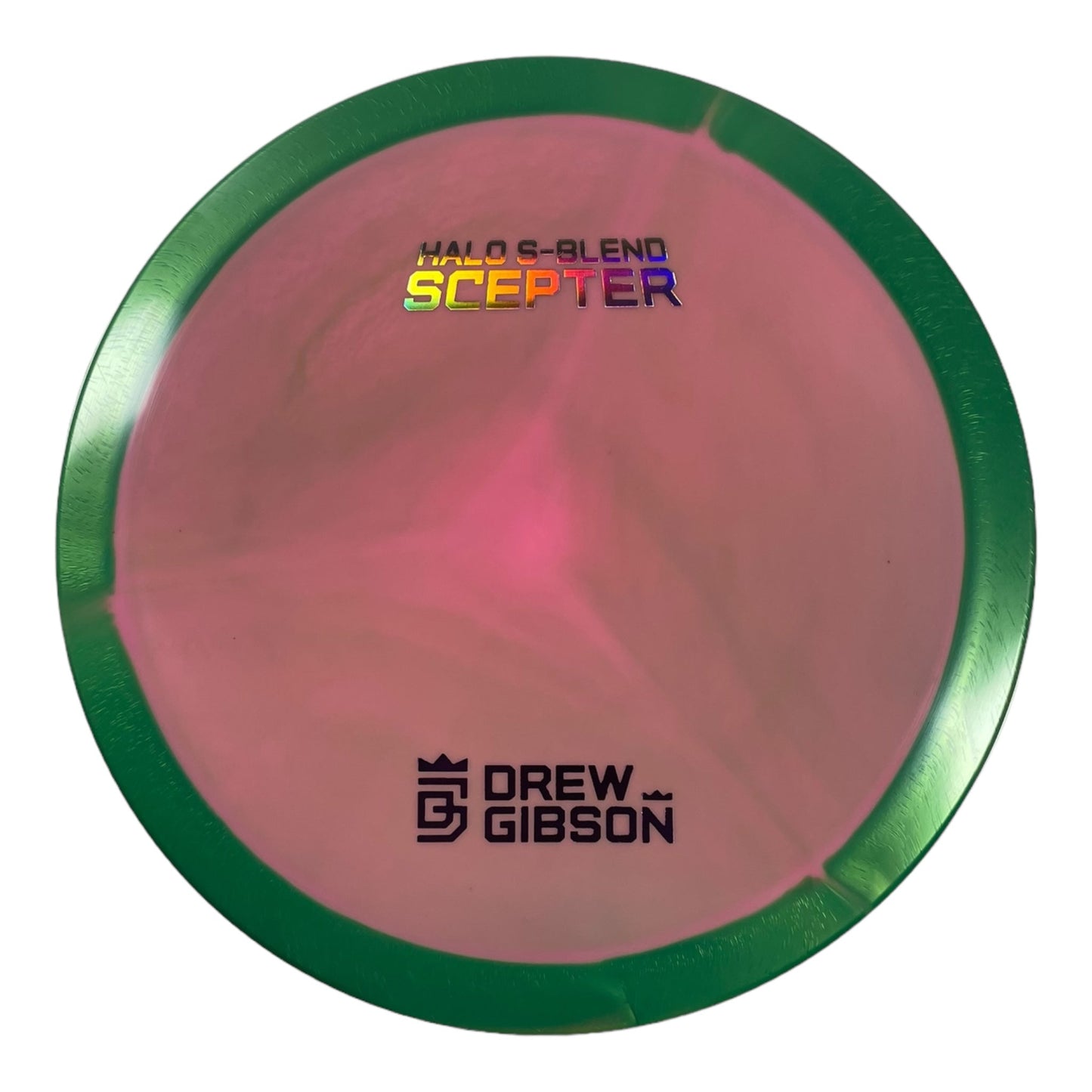 Infinite Discs Scepter | Halo S - Blend | Pink/Holo 175g (Drew Gibson) Disc Golf