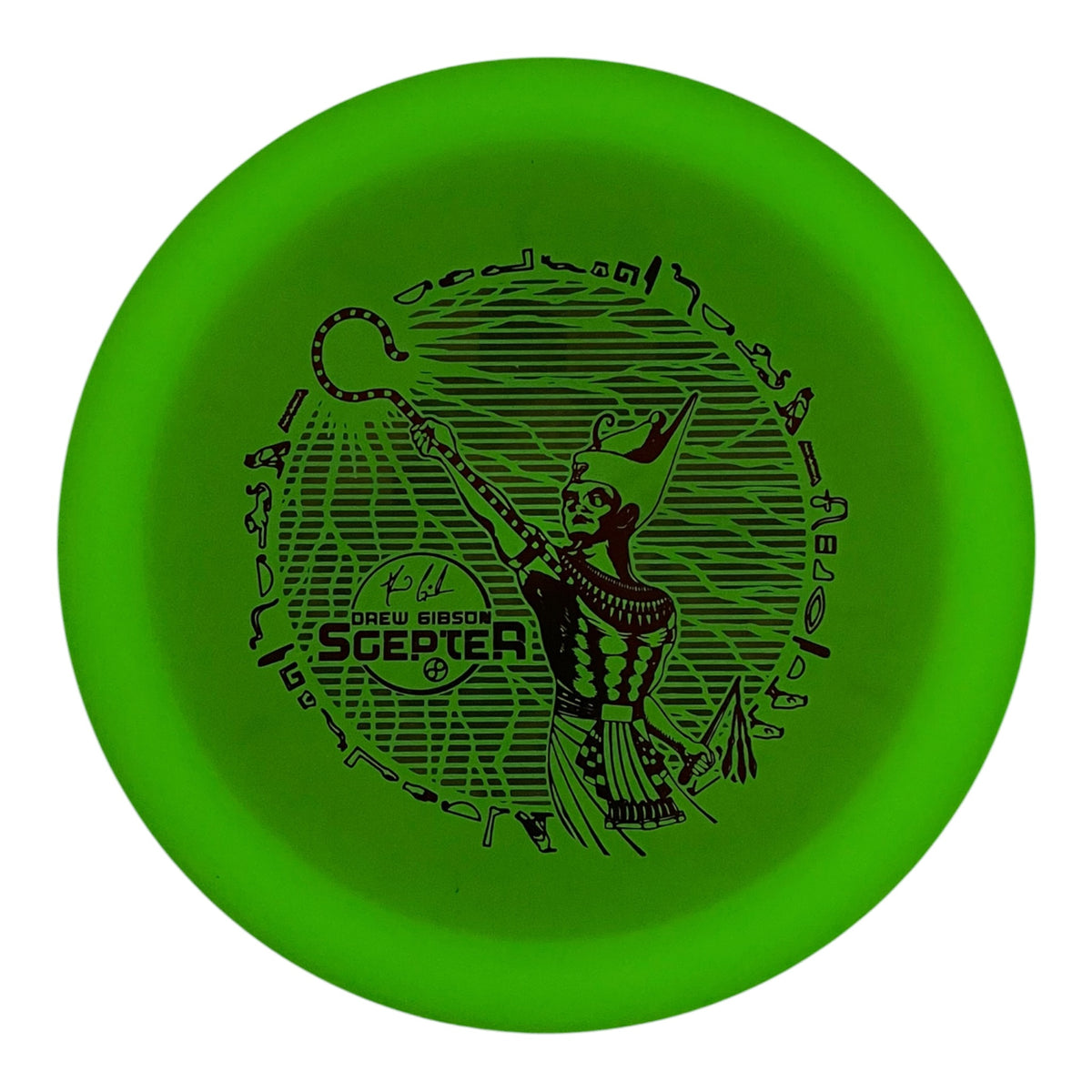 Infinite Discs Scepter | C-Blend Glow | Glow/Holo 175g (Drew Gibson) Disc Golf