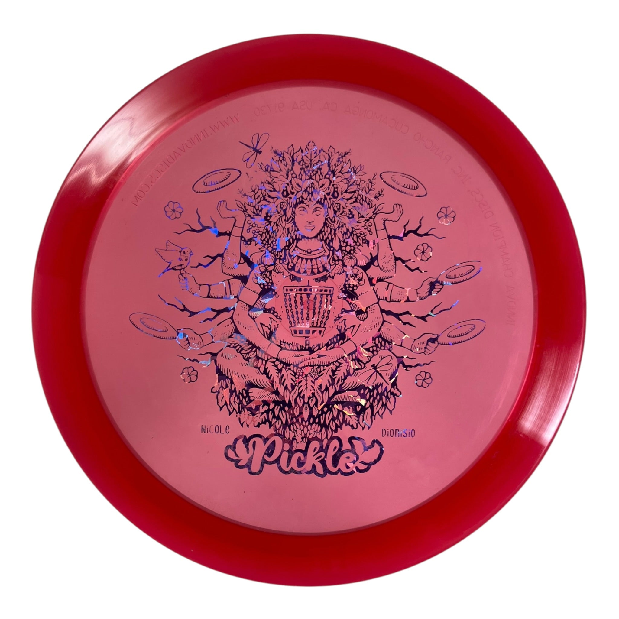 Infinite Discs Scepter - Used Good | C-Blend | Red/Purple 168g (Nicole Dionisio) Disc Golf