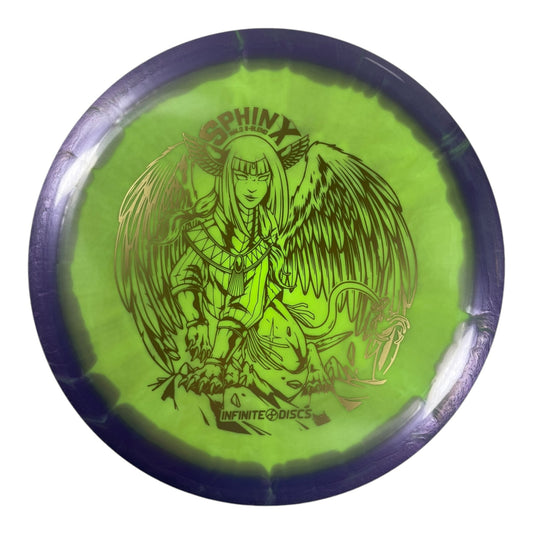 Infinite Discs Sphinx | Halo S - Blend | Green/Gold 174g Disc Golf