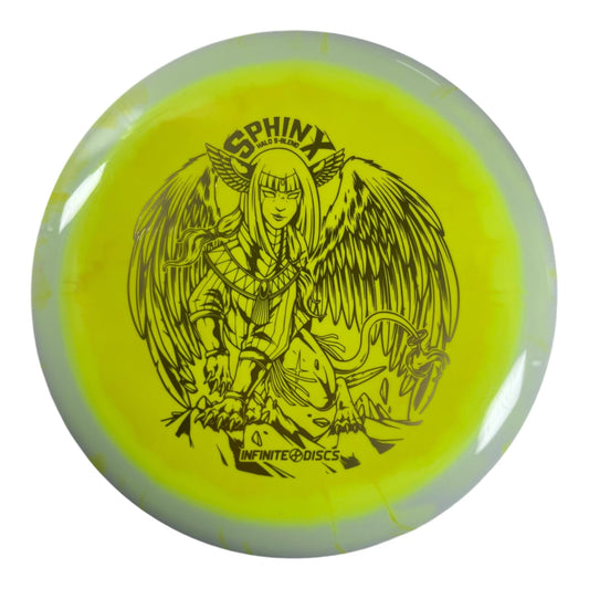 Infinite Discs Sphinx | Halo S - Blend | Yellow/Gold 175g Disc Golf