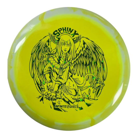 Infinite Discs Sphinx | Halo S - Blend | Yellow/Green 175g Disc Golf