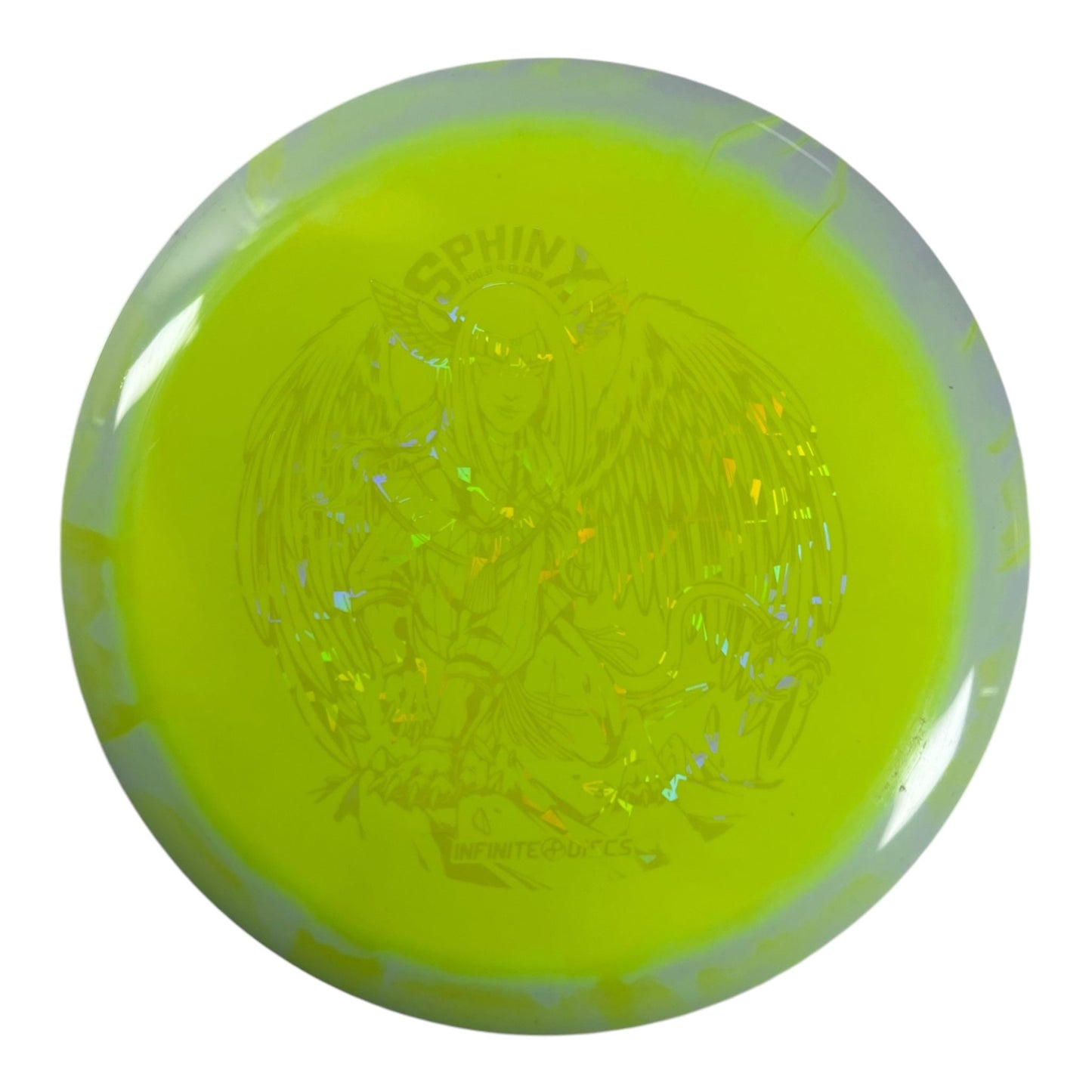 Infinite Discs Sphinx | Halo S - Blend | Yellow/Yellow 175g Disc Golf