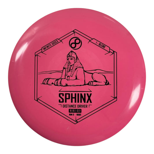 Infinite Discs Sphinx | I - Blend | Pink/Black 173g Disc Golf