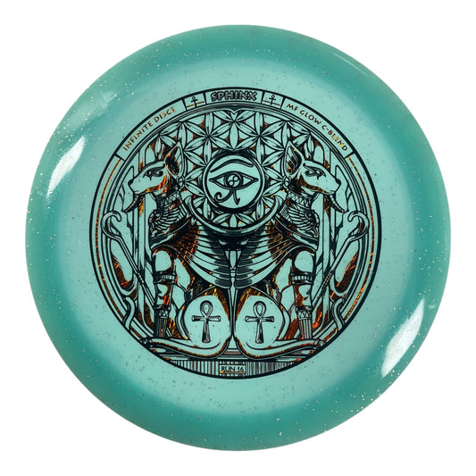 Infinite Discs Sphinx | Metal Flake Glow C - Blend | Blue/Bronze 175g Disc Golf