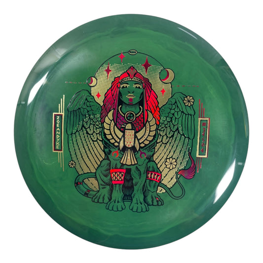 Infinite Discs Sphinx | Swirly S - Blend | Green/Gold 170 - 171g Disc Golf