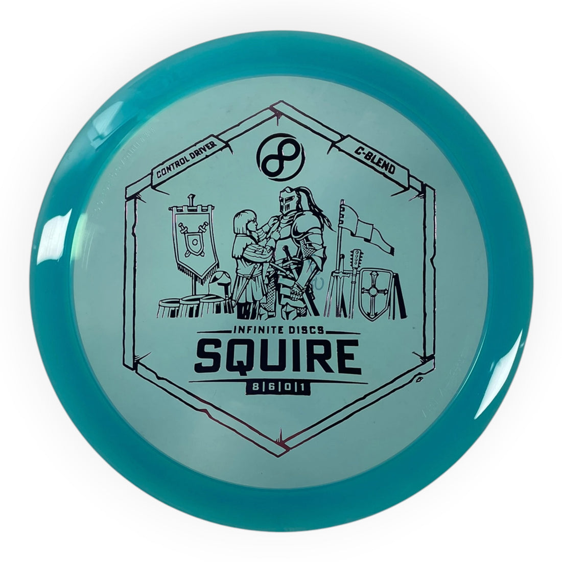 Infinite Discs Squire | C-Blend | Blue/Pink 175g Disc Golf