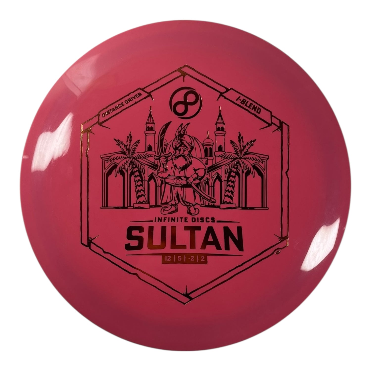 Infinite Discs Sultan | I-Blend | Pink/Bronze 172g Disc Golf
