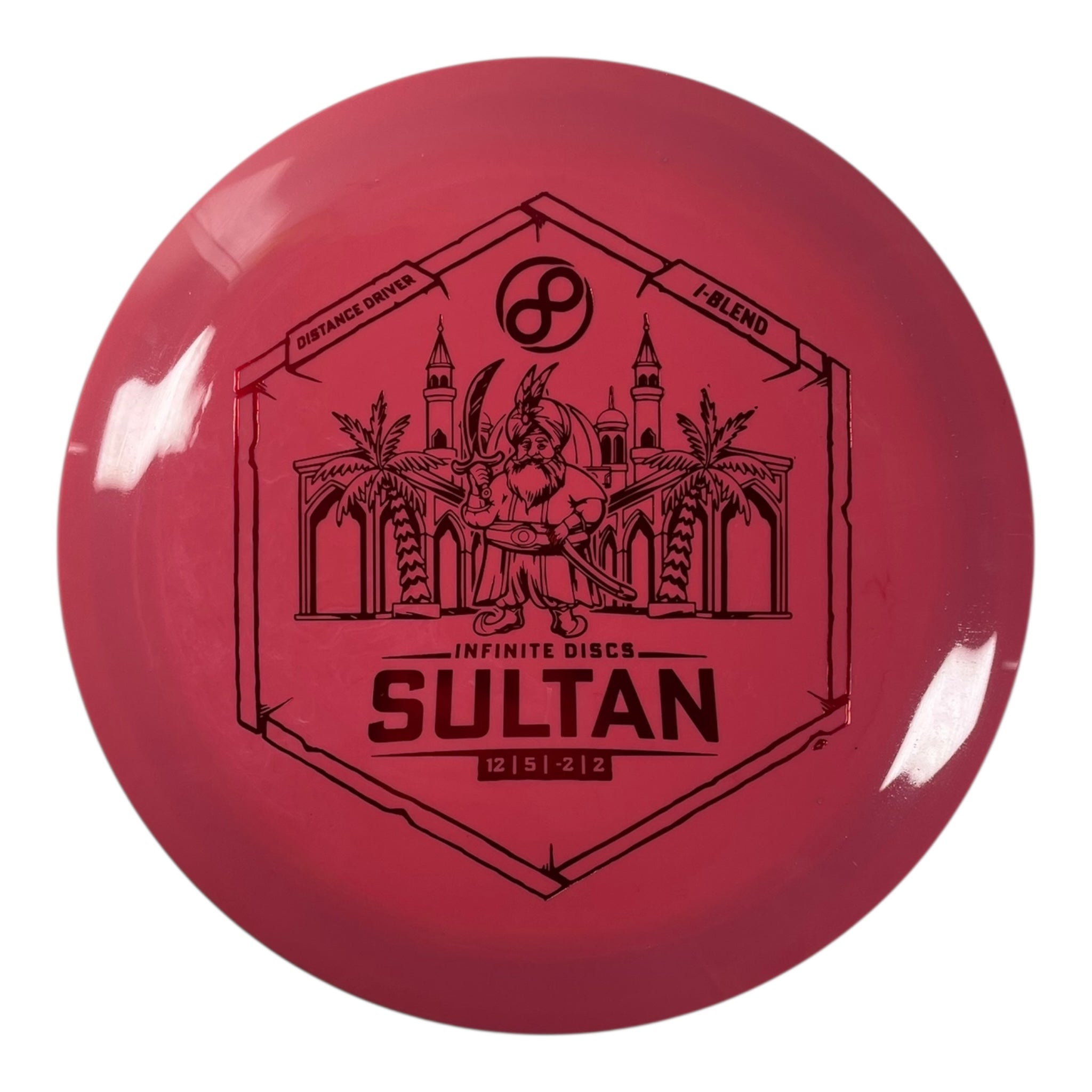 Infinite Discs Sultan | I-Blend | Pink/Red 168-172g Disc Golf