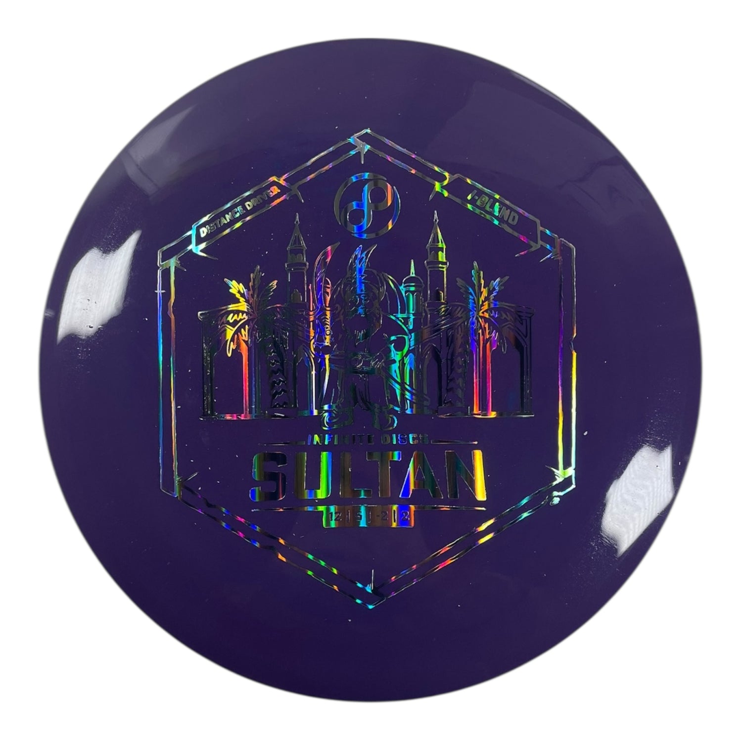 Infinite Discs Sultan | I-Blend | Purple/Holo 163g Disc Golf