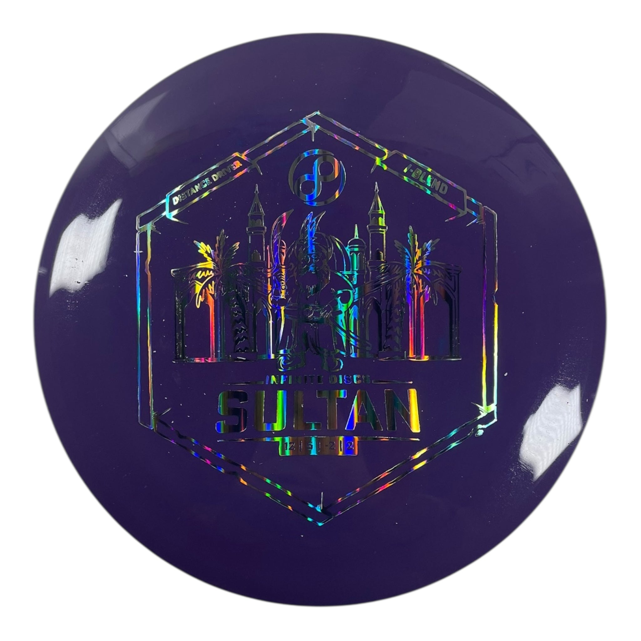 Infinite Discs Sultan | I-Blend | Purple/Holo 163g Disc Golf