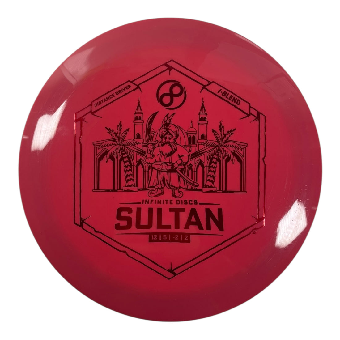 Infinite Discs Sultan | I-Blend | Red/Red 173g Disc Golf