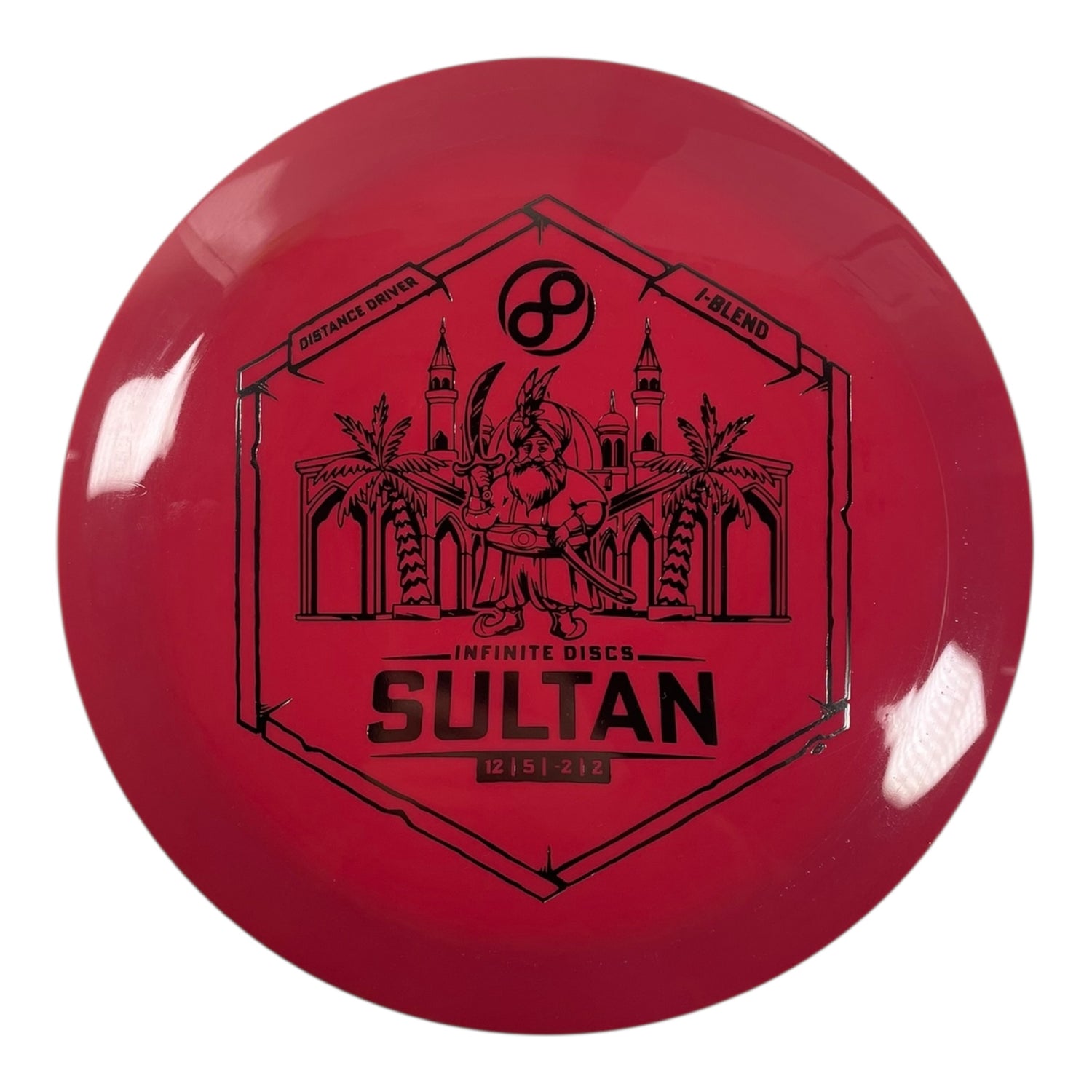 Infinite Discs Sultan | I-Blend | Red/Silver 173g Disc Golf