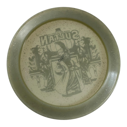 Infinite Discs Sultan | Metal Flake Glow C-Blend | Glow/Gold 173g (Infinite VIP Series 108 First Run) Disc Golf