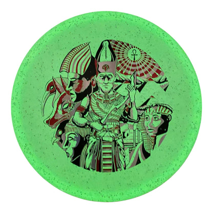 Infinite Discs Tomb | Metal Flake Glow C-Blend | Glow/Red 173g Disc Golf