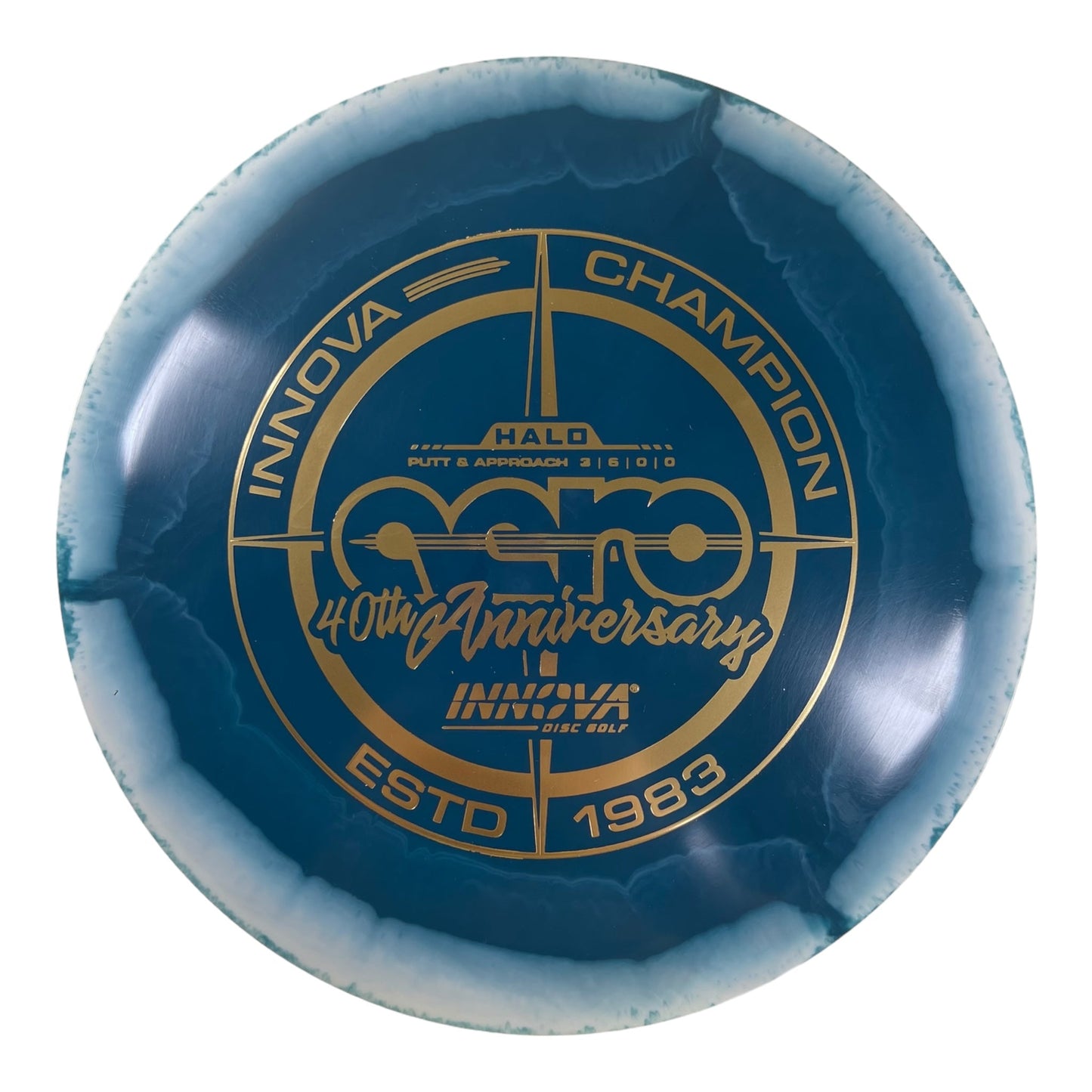 Innova Champion Discs Aero | Halo | Navy/Gold 180g (40th Anniversary) Disc Golf