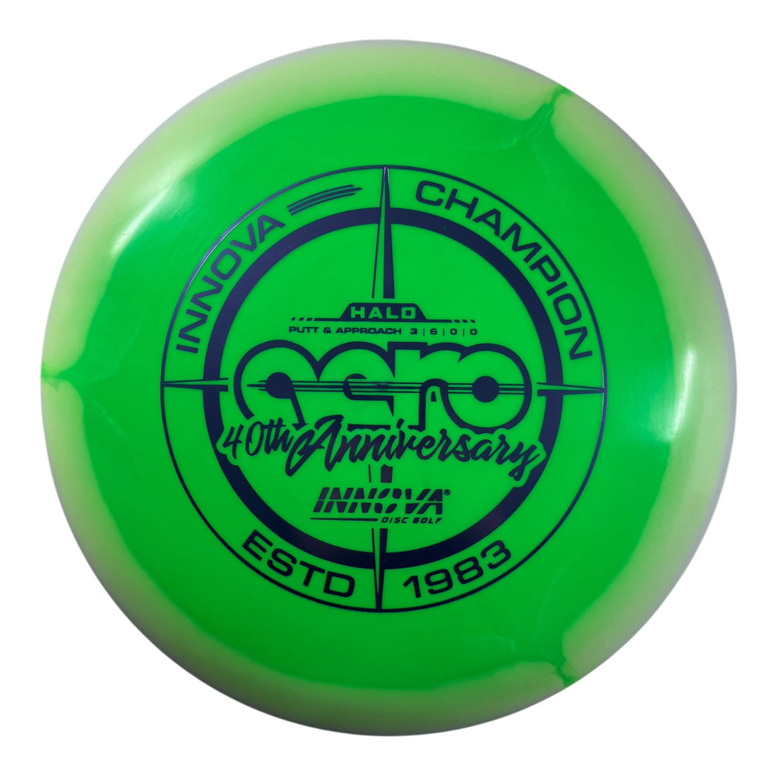 Innova Champion Discs Aero | Halo | Green/Purple 180g (40th Anniversary) Disc Golf