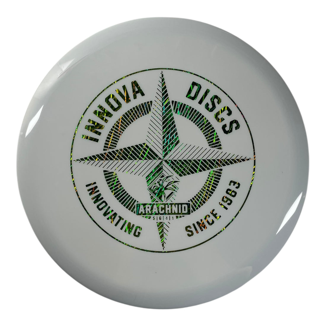 Innova Champion Discs Arachnid | Star | White/Green Holo 180g (First Run) Disc Golf