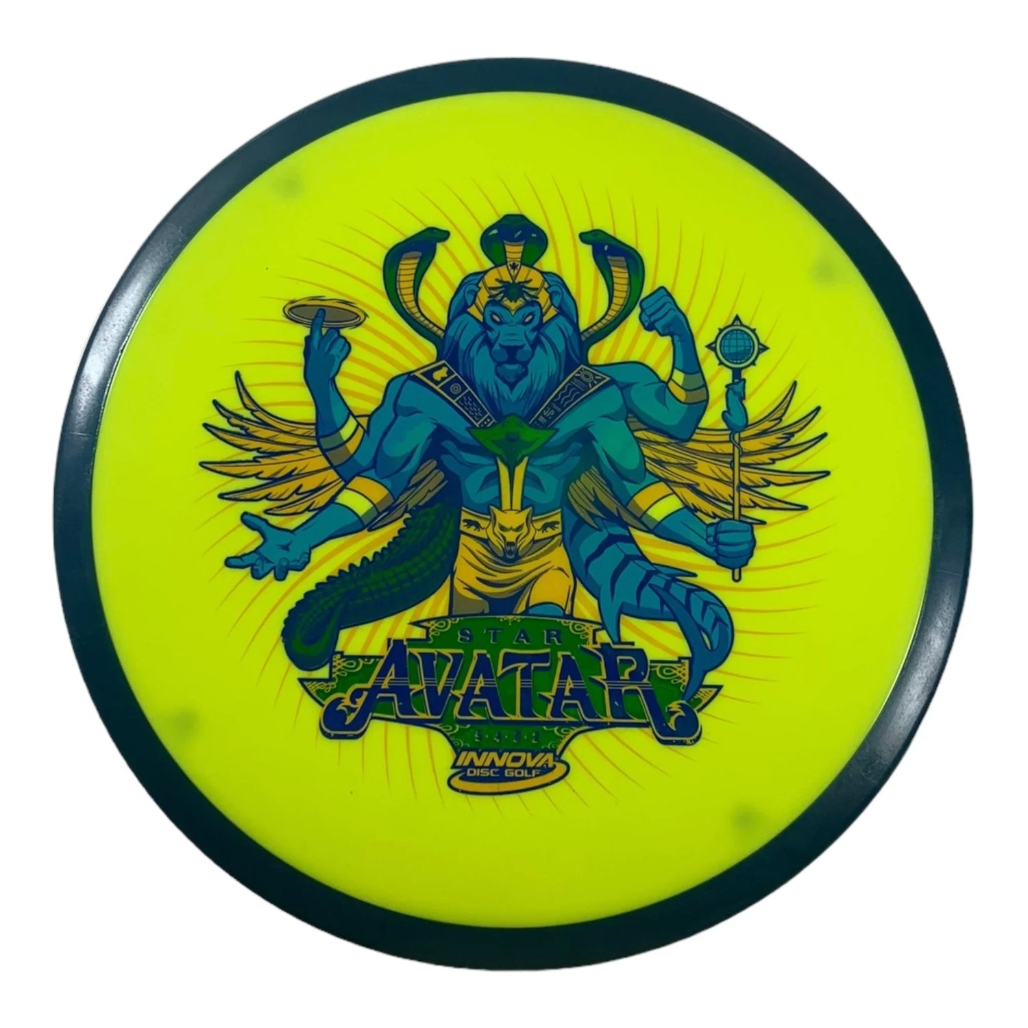 Innova Champion Discs Avatar | Star | Yellow/Blue 180g Disc Golf