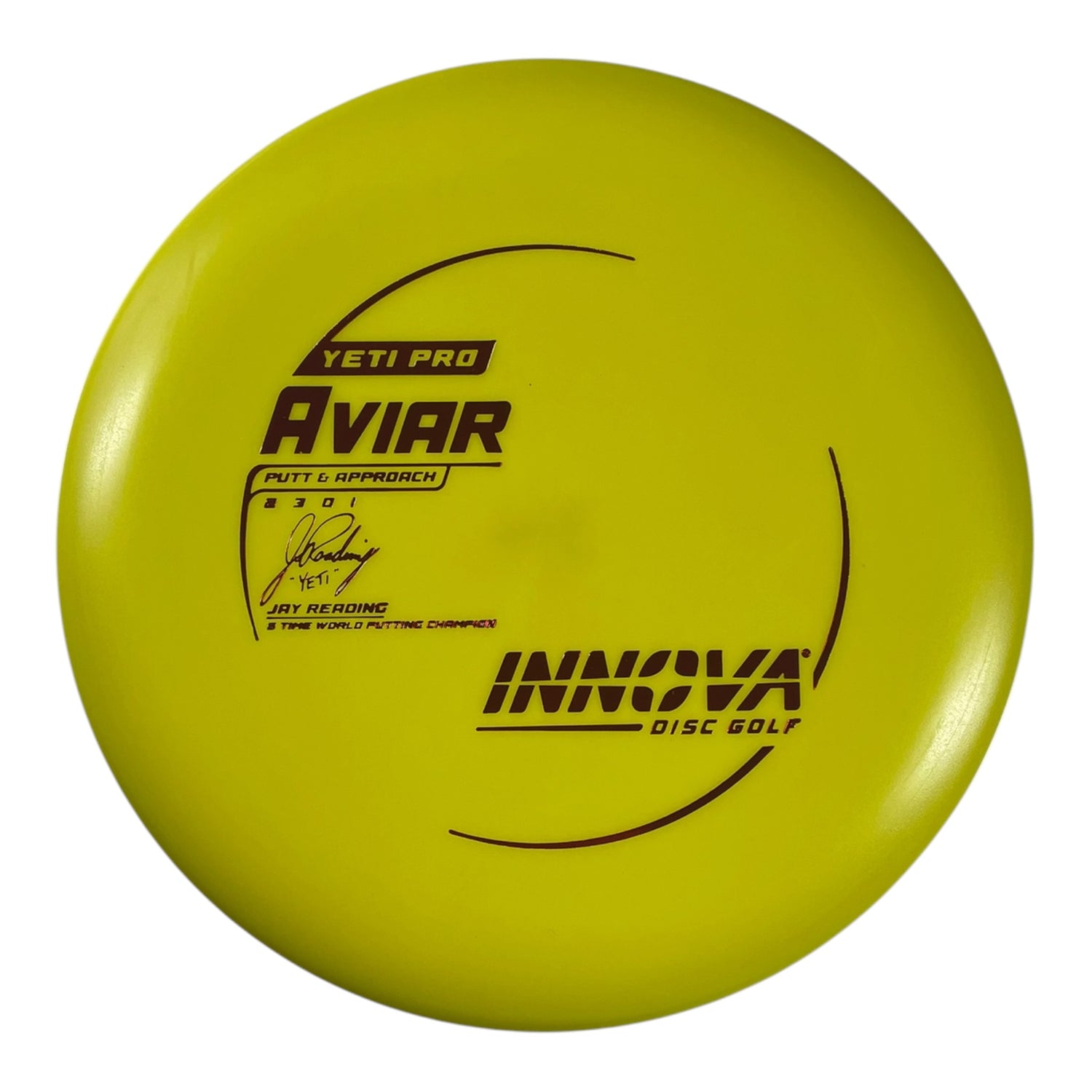 Innova Champion Discs Aviar | Yeti Pro | Yellow/Red 169g Disc Golf
