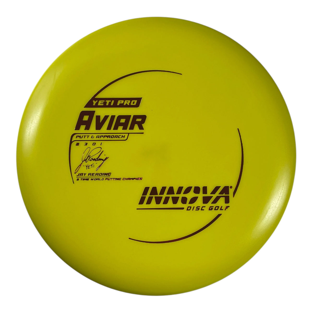 Innova Champion Discs Aviar | Yeti Pro | Yellow/Red 169g Disc Golf