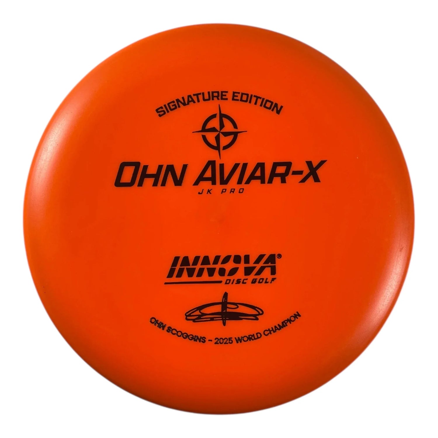 Innova Champion Discs Aviar-X | JK Pro | Orange/Black 163g (Ohn Scoggins) Disc Golf