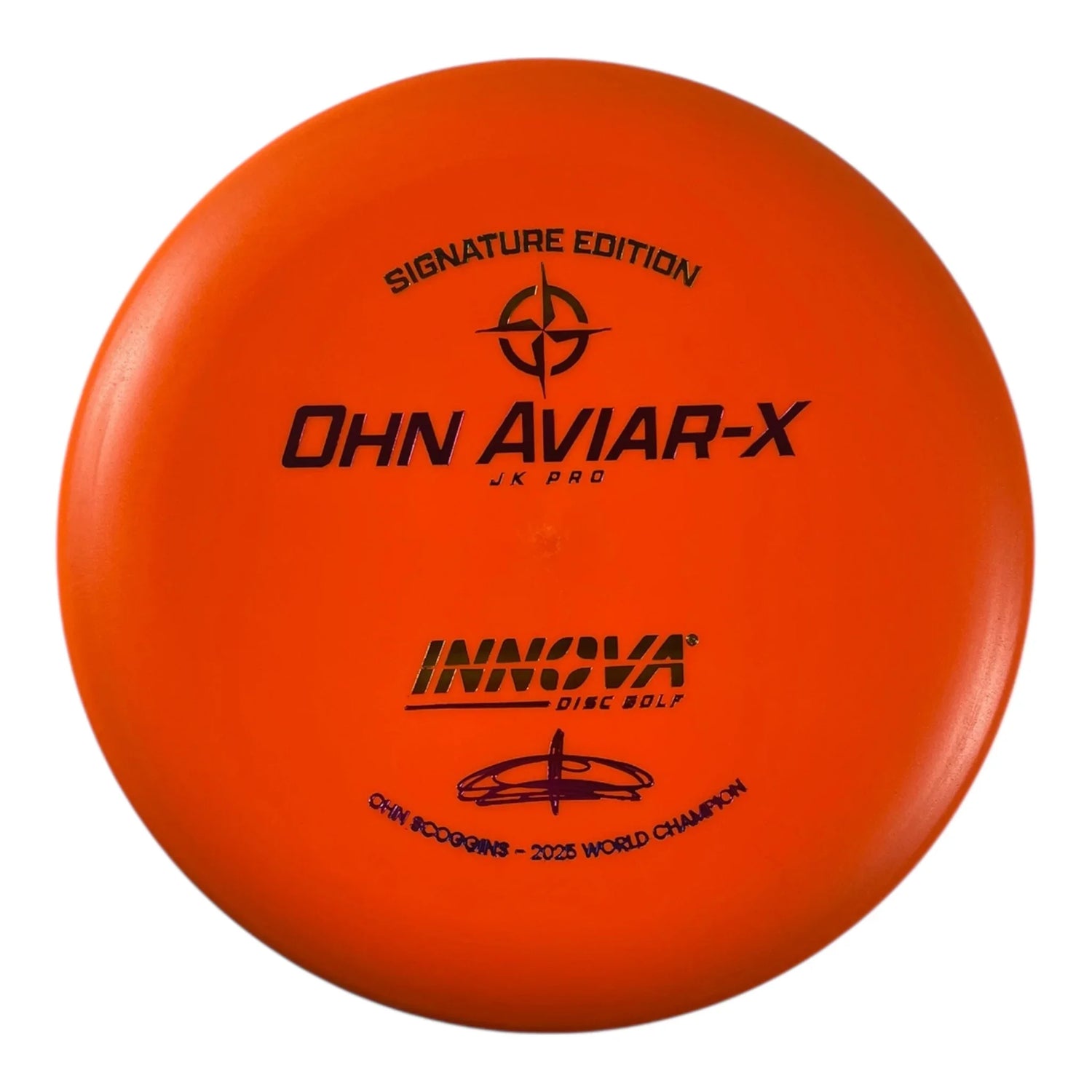 Innova Champion Discs Aviar-X | JK Pro | Orange/Rainbow 171g (Ohn Scoggins) Disc Golf
