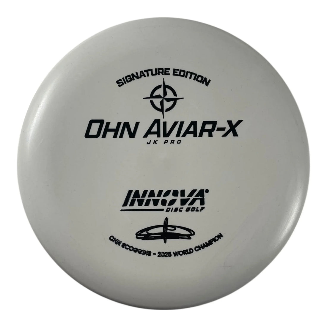 Innova Champion Discs Aviar-X | JK Pro | White/Black 175g (Ohn Scoggins) Disc Golf