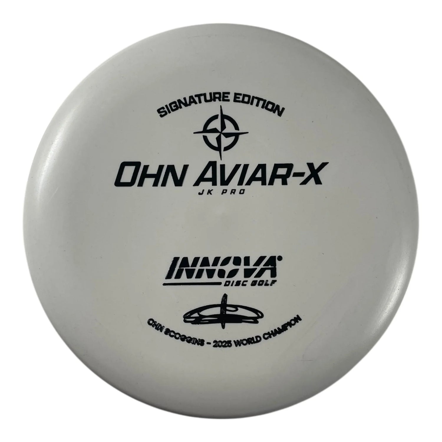 Innova Champion Discs Aviar-X | JK Pro | White/Black 175g (Ohn Scoggins) Disc Golf