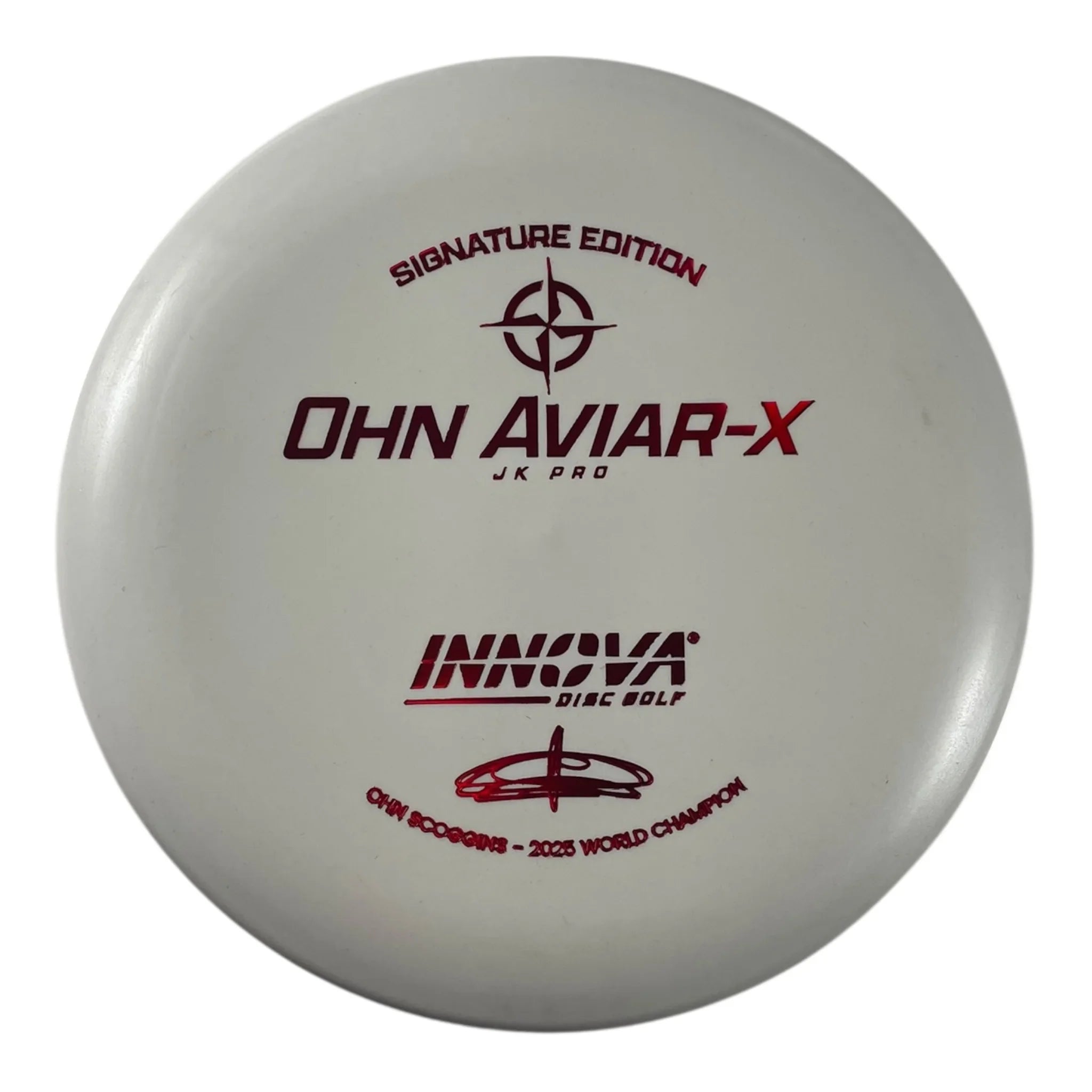 Innova Champion Discs Aviar-X | JK Pro | White/Red 171g (Ohn Scoggins) Disc Golf