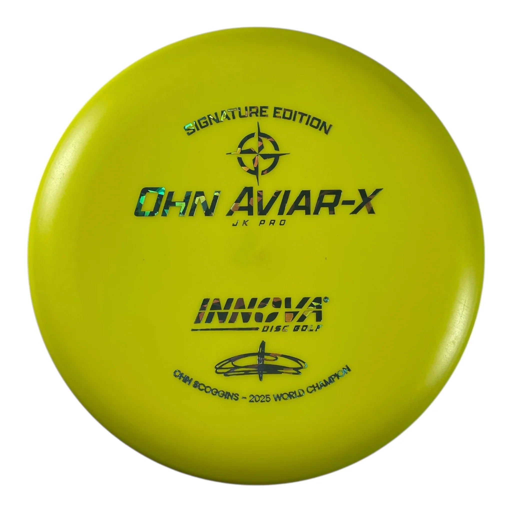 Innova Champion Discs Aviar-X | JK Pro | Yellow/Blue 163g (Ohn Scoggins) Disc Golf