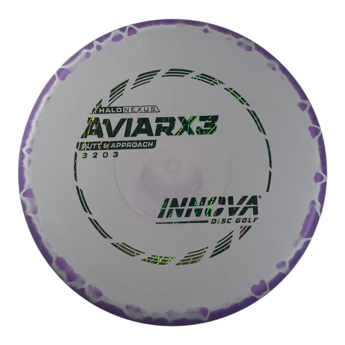 Innova Champion Discs Aviarx3 | Halo Nexus | Purple/Green 169g Disc Golf