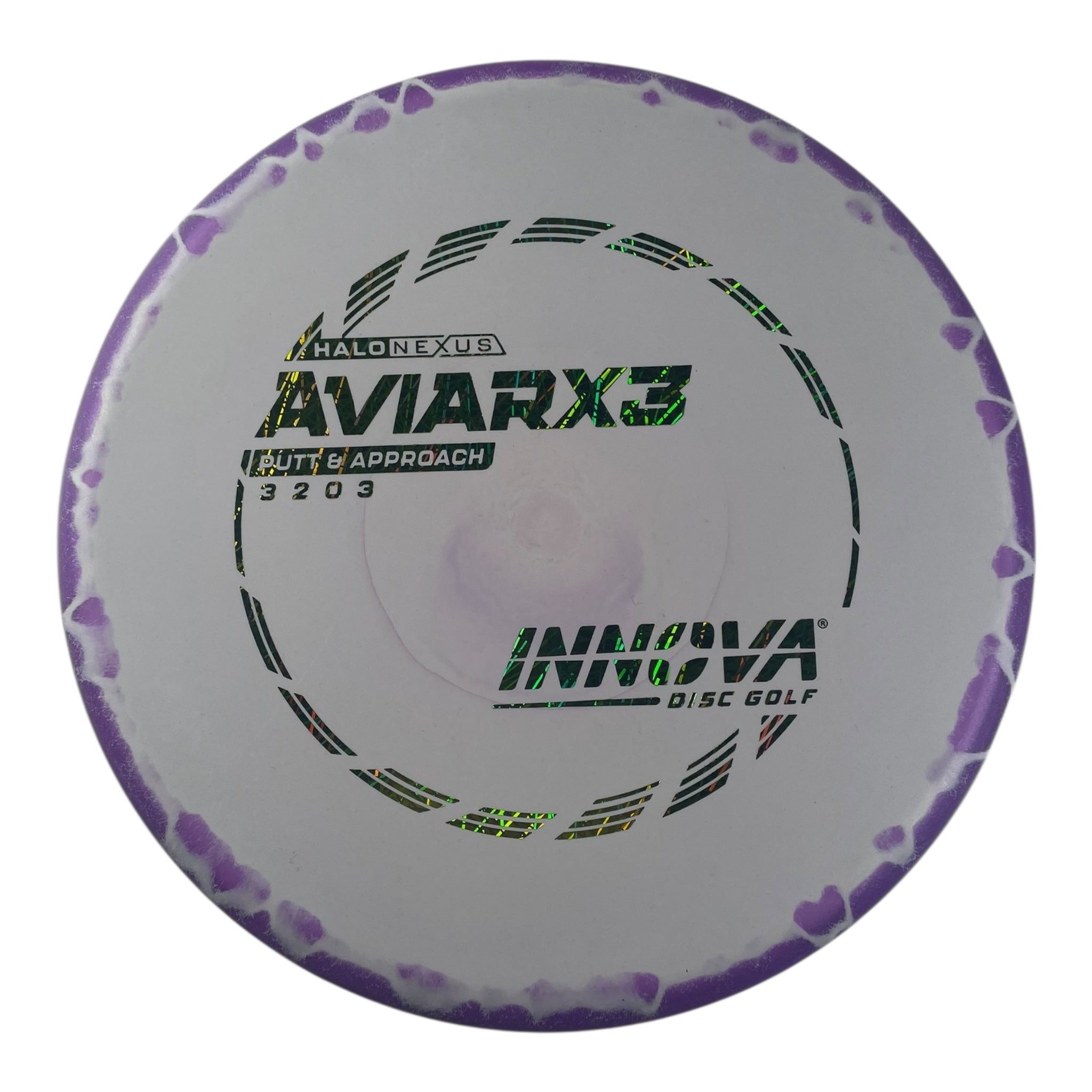 Innova Champion Discs Aviarx3 | Halo Nexus | Purple/Green 169g Disc Golf