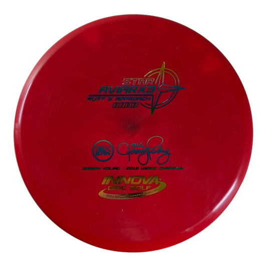 Innova Champion Discs Aviarx3 | Star | Red/Sunset 171g (Jeremy Koling) Disc Golf