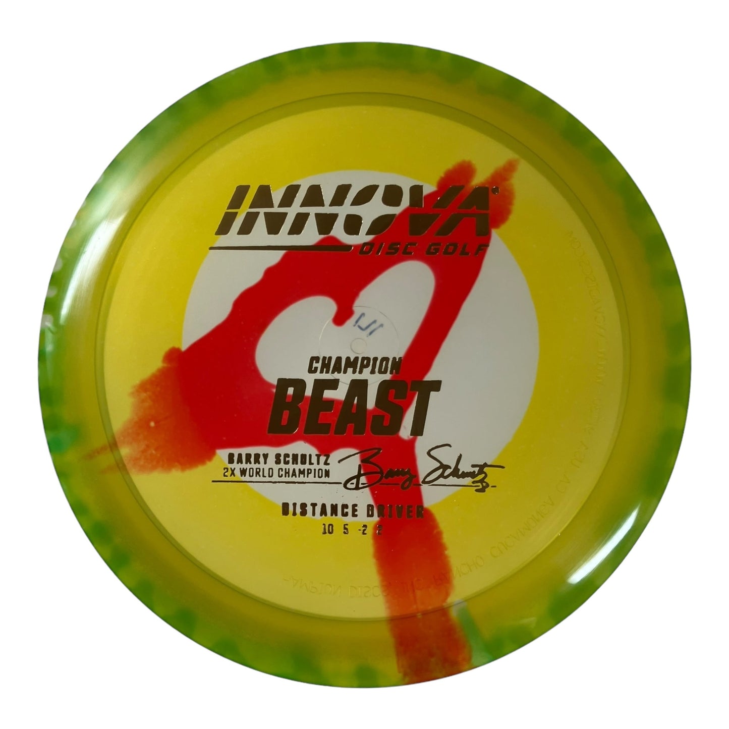 Innova Champion Discs Beast | Champion I - Dye | Yellow/Gold 171g Disc Golf