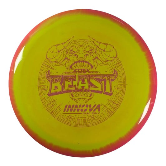 Innova Champion Discs Beast | Halo | Yellow/Pink 175g Disc Golf